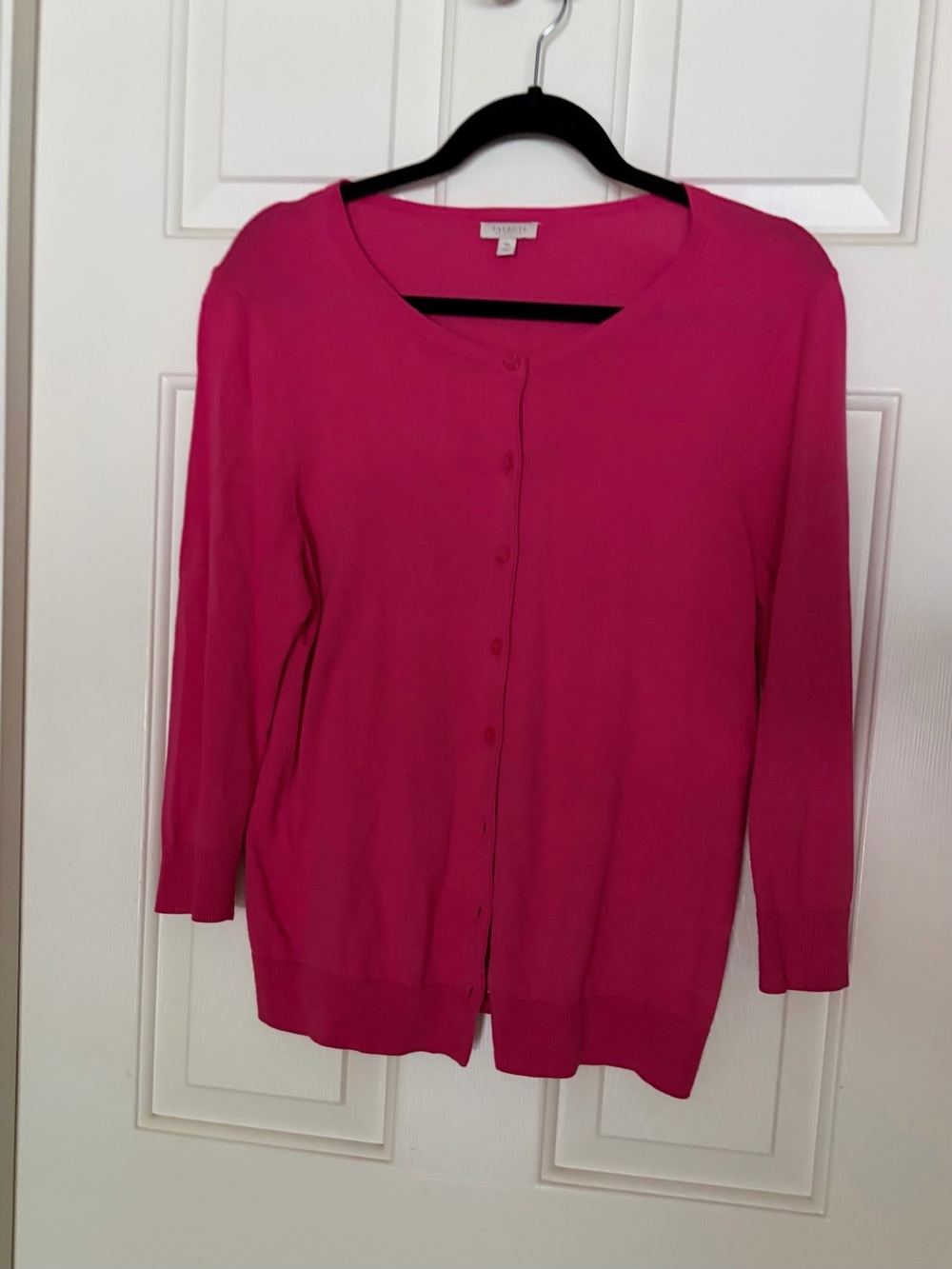 Talbots Modern Classic Petite Pink Cardigan